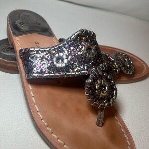 Jack Rogers Colorful Glitter Sandals